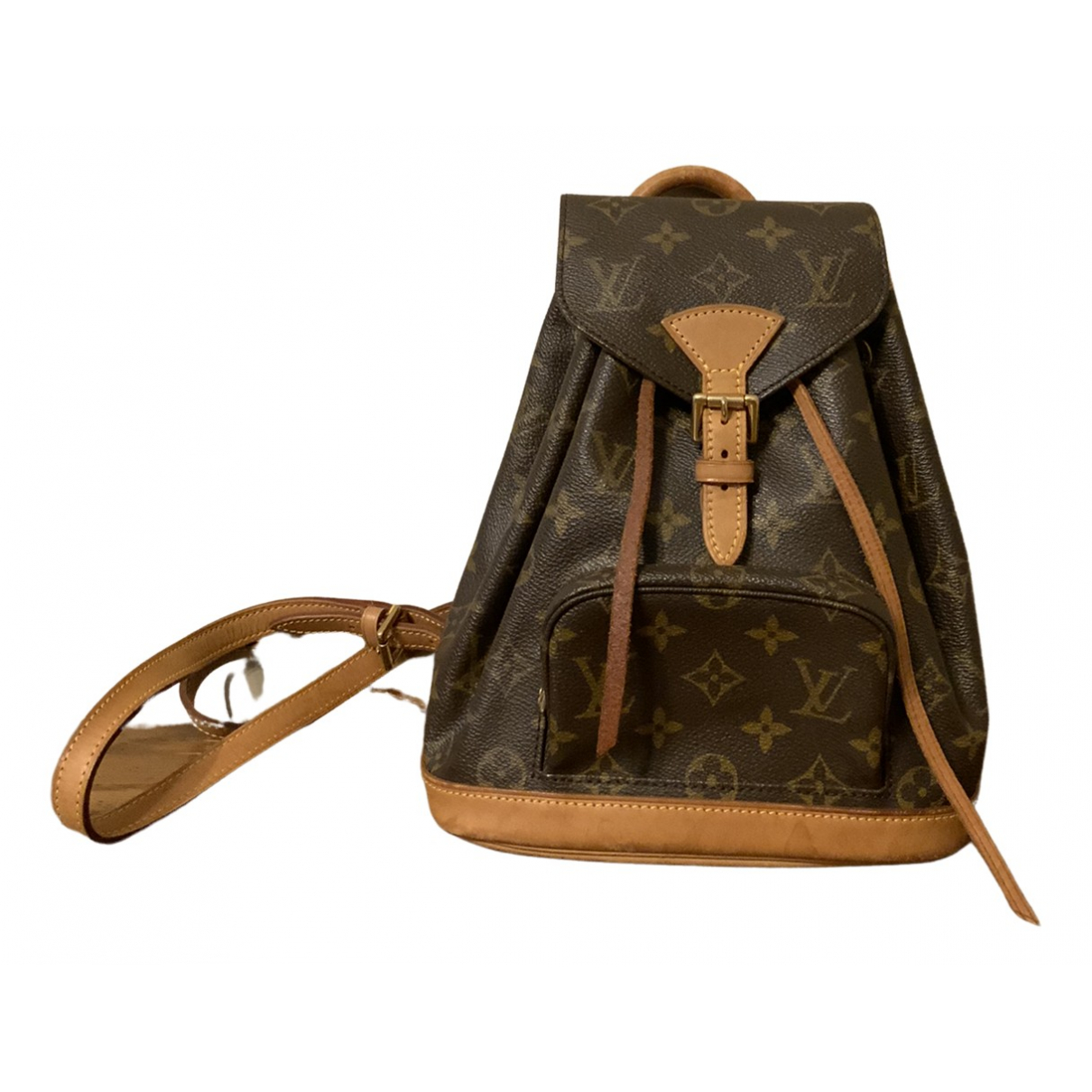 Montsouris leather backpack Louis 
